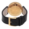 Back View Of Snap Back Case And Closed Leather Band Of Gucci YA133212 Watch New With Defects Condition