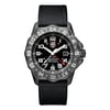 An image of a Wristwatch by Luminox. This Pre Owned item is designed for Men, featuring a Military style. It has a Quartz movement and an Analog display with a Black dial color. The indices include 12-Hour Dial,Arabic Numerals,Easy to Read/Large Numerals. The band is made of Kevlar and the case is made of Stainless Steel. The watch has a Round shape with a case size of 44 mm and a case thickness of 13 mm.