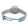 Back View Of Exhibition Back Case And Open Stainless Steel Band Of Zenith 03.3100.3600/69.M3100 Watch Unworn Condition