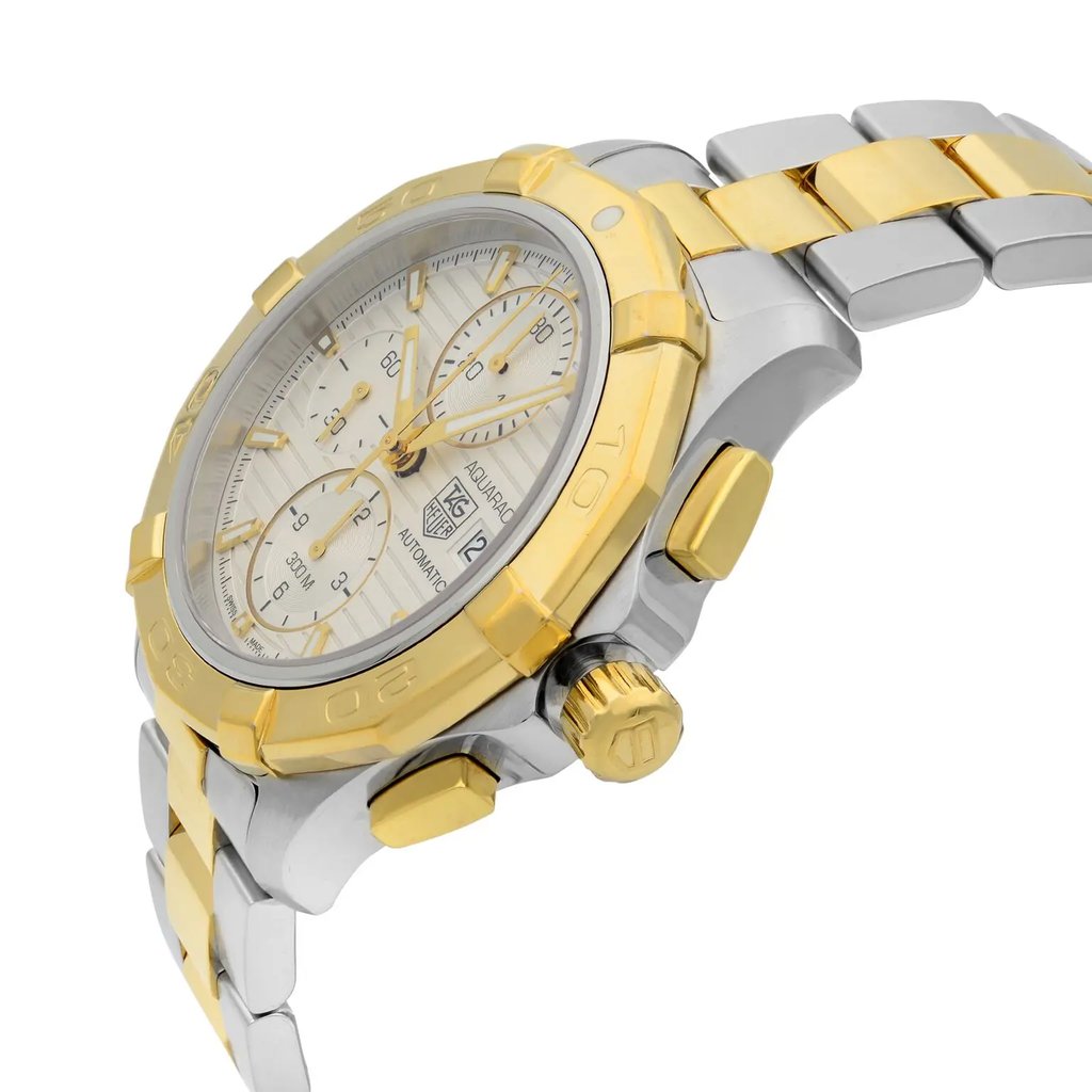 View Of Crown Facing Side Of TAG Heuer CAP2120.BB0834 Stainless Steel Watch Pre Owned Condition