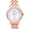 Up Close Front Facing Picture Of Tissot T122.407.33.031.00 Stainless Steel Watch Pre Owned Condition
