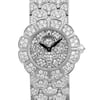 Up Close Front Facing Picture Of Patek Philippe 4872/3G-001 White Gold Watch Pre Owned Condition