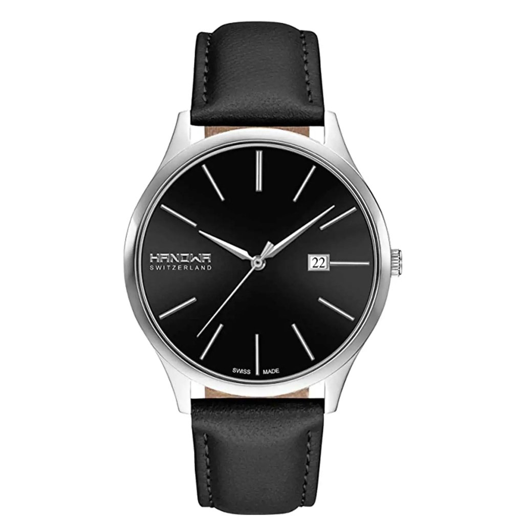 Front Full View Of Hanowa 16-4075.04.007 Stainless Steel Watch Unworn Condition Excellent