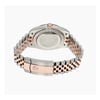Back View Of {Caseback} Back Case And Closed Stainless and Solid Gold Band Of Rolex 126331 Watch Pre Owned Condition