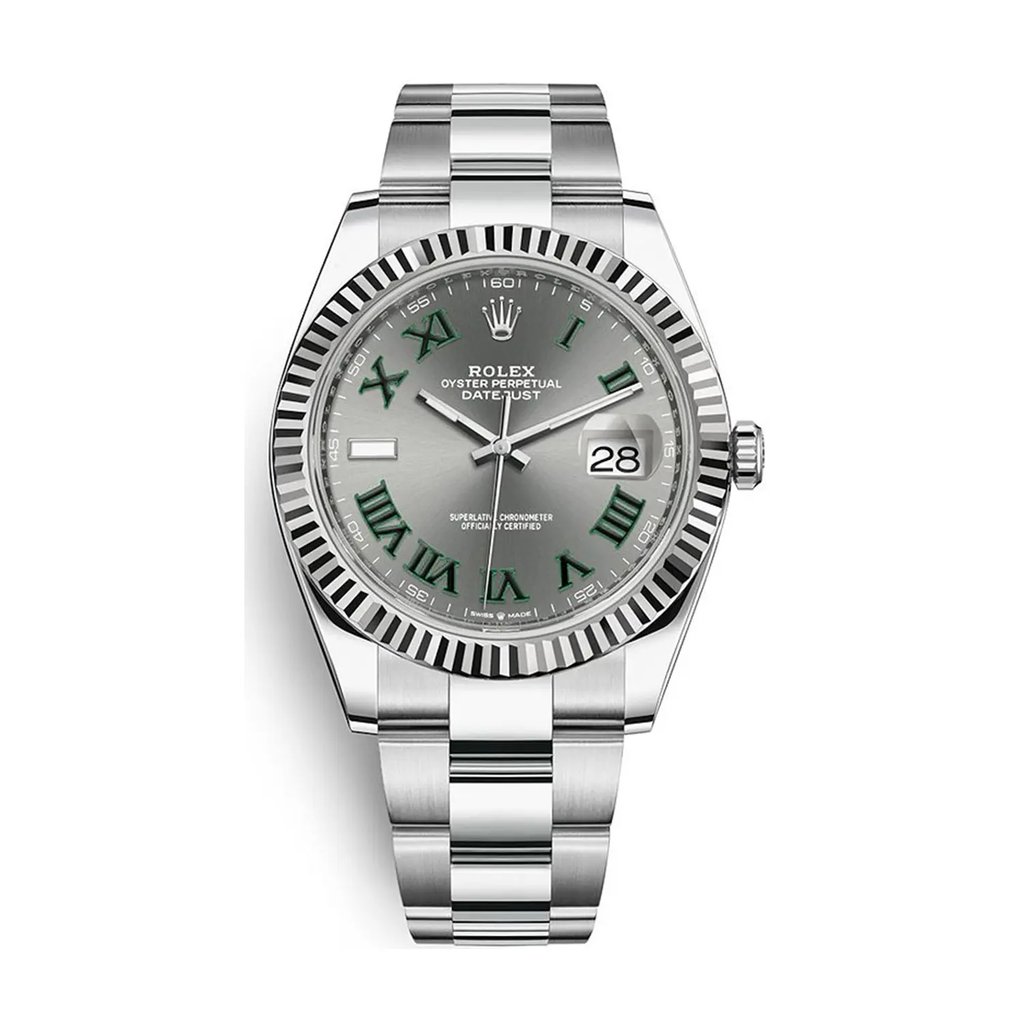 Front Full View Of Rolex 126334 Stainless Steel Watch Unworn Condition {Product Condition}