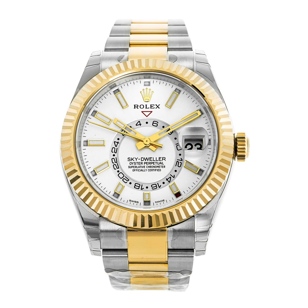 Front Full View Of Rolex 326933 Stainless Steel Watch Unworn Condition {Product Condition}