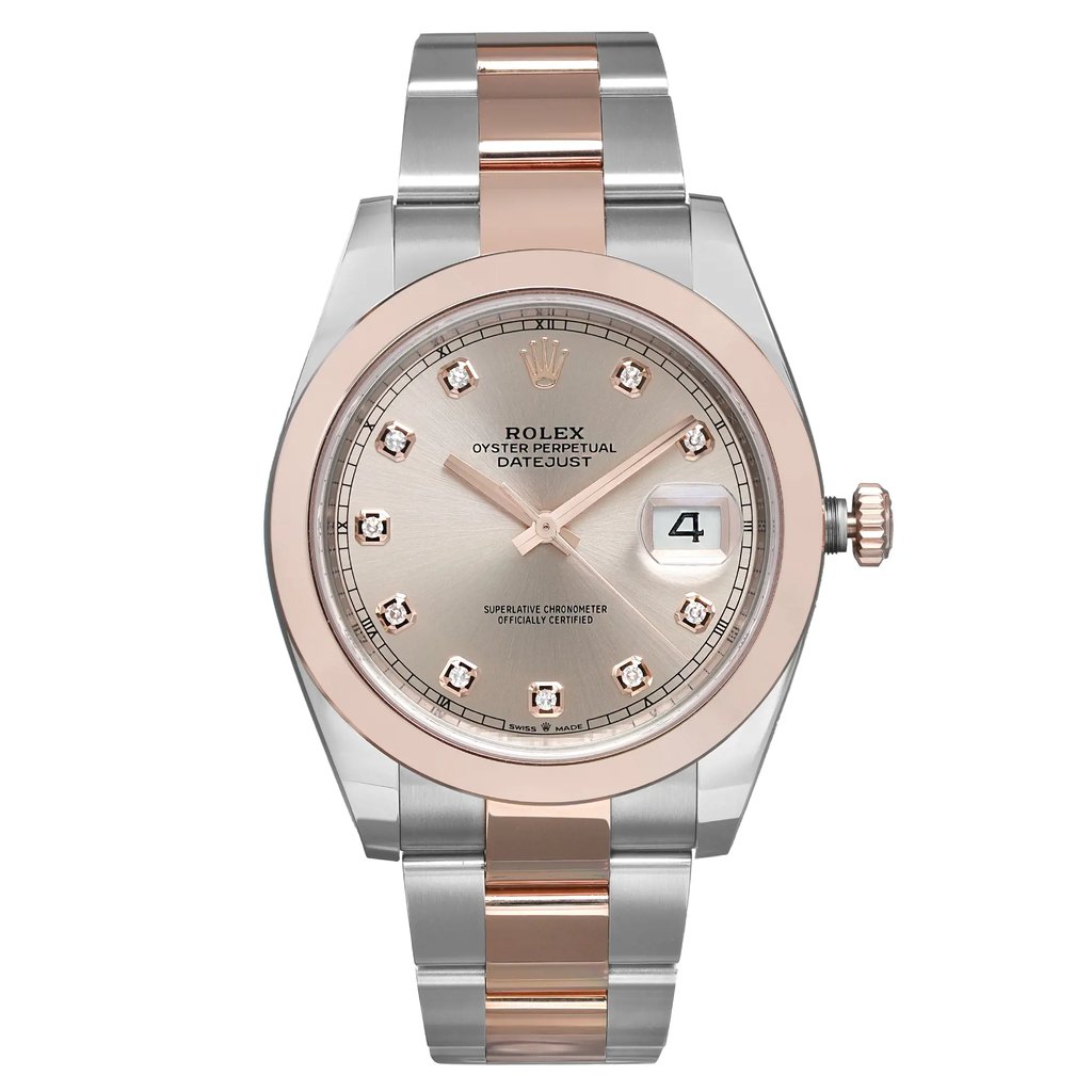 Front Full View Of Rolex 126301 Stainless Steel Watch New Condition Excellent
