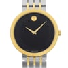 Up Close Front Facing Picture Of Movado 607058 Stainless Steel Watch New With Defects Condition