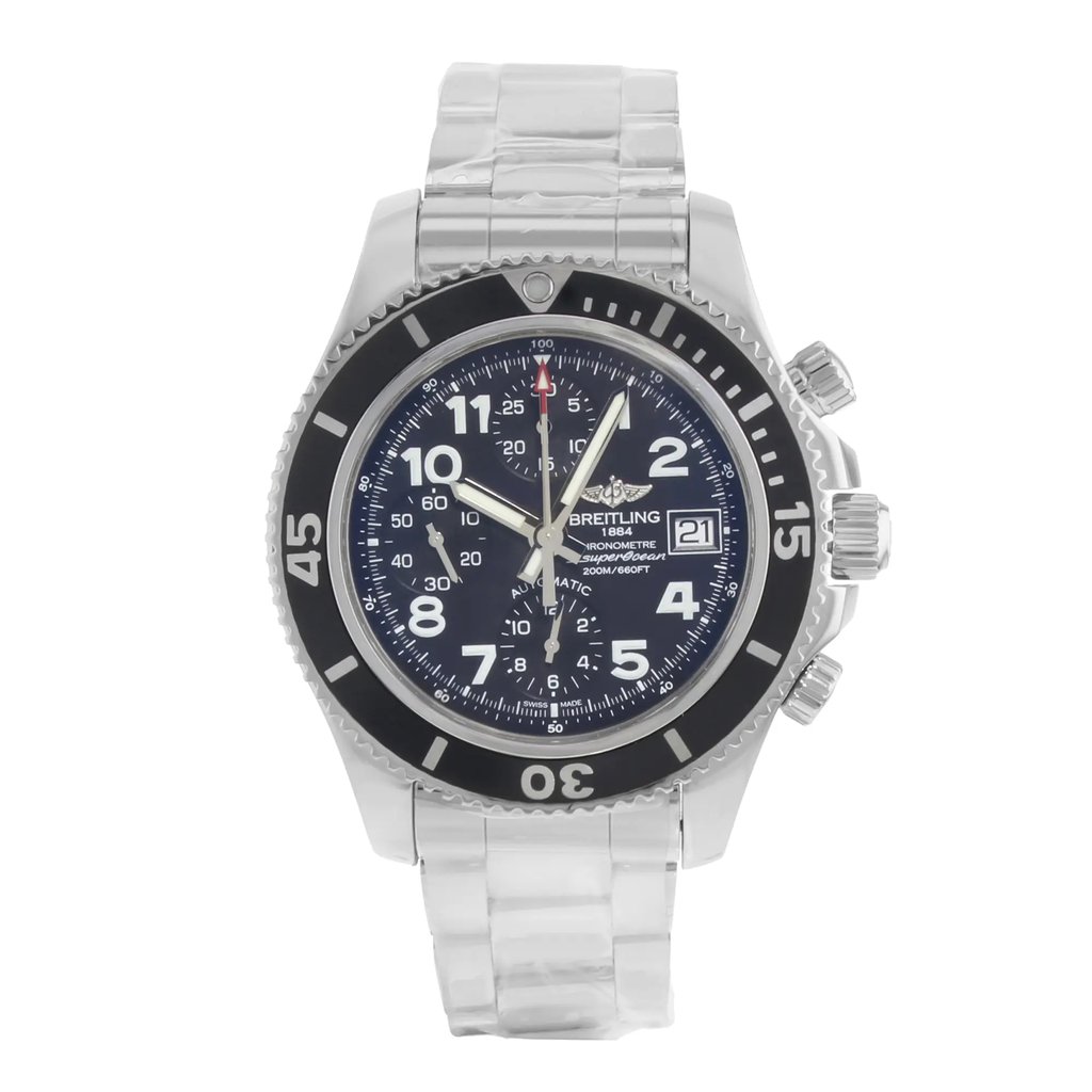 Front Full View Of Breitling A13311C9/BE93-161A Stainless Steel Watch Display Model Condition {Product Condition}