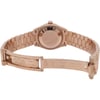 Back View Of {Caseback} Back Case And Open Rose Gold Band Of Rolex 278285RBR Watch Pre Owned Condition