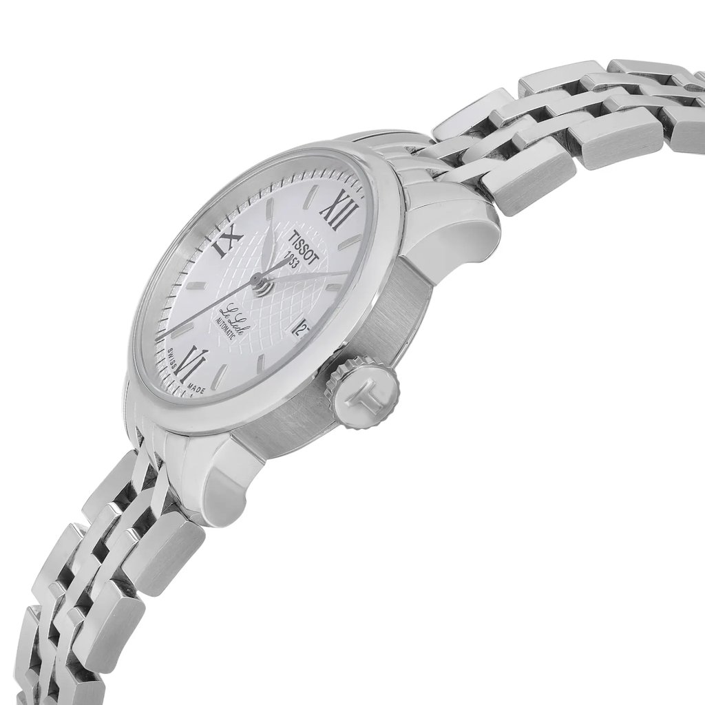View Of Crown Facing Side Of Tissot T41118333 Stainless Steel Watch Pre Owned Condition
