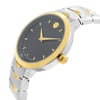 View Of Crown Facing Side Of Movado 0607043 Stainless Steel Watch New With Defects Condition