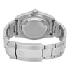 Back View Of Solid Back Case And Closed Stainless Steel Band Of Rolex 116200 Watch Pre Owned Condition