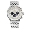 Front Full View Of Breitling A35350 Stainless Steel Watch Pre Owned Condition {Product Condition}
