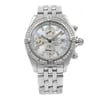 Front Full View Of Breitling A1335653/A569-375A Stainless Steel Watch Pre Owned Condition {Product Condition}