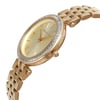 View Of Crown Facing Side Of Michael Kors MK3365 Stainless Steel Watch New With Defects Condition