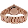 Back View Of {Caseback} Back Case And Closed Rose Gold Band Of Rolex 278285RBR Watch Pre Owned Condition