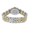 Back View Of {Caseback} Back Case And Closed Stainless & Plated Metal Band Of OMEGA 595.0101 Watch Pre Owned Condition