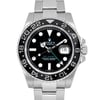 Up Close Front Facing Picture Of Rolex 116710LN Stainless Steel Watch Pre Owned Condition