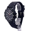 View Of Crown Facing Side Of Luminox XS.0301.L Carbon Watch Pre Owned Condition
