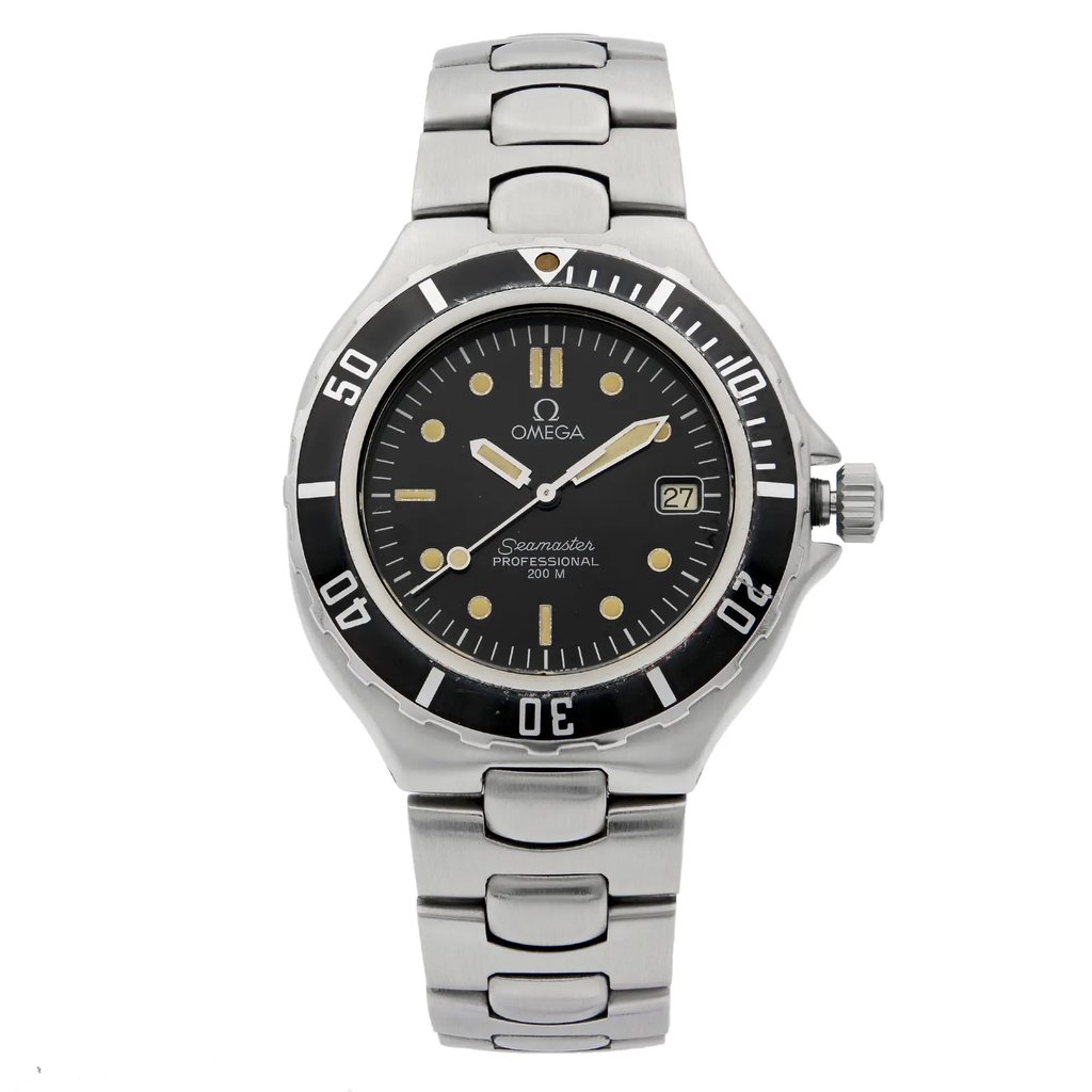 Front Full View Of OMEGA 396.1052 Stainless Steel Watch Pre Owned Condition {Product Condition}