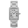 Front Full View Of Cartier W5200028 Stainless Steel Watch Pre Owned Condition Good