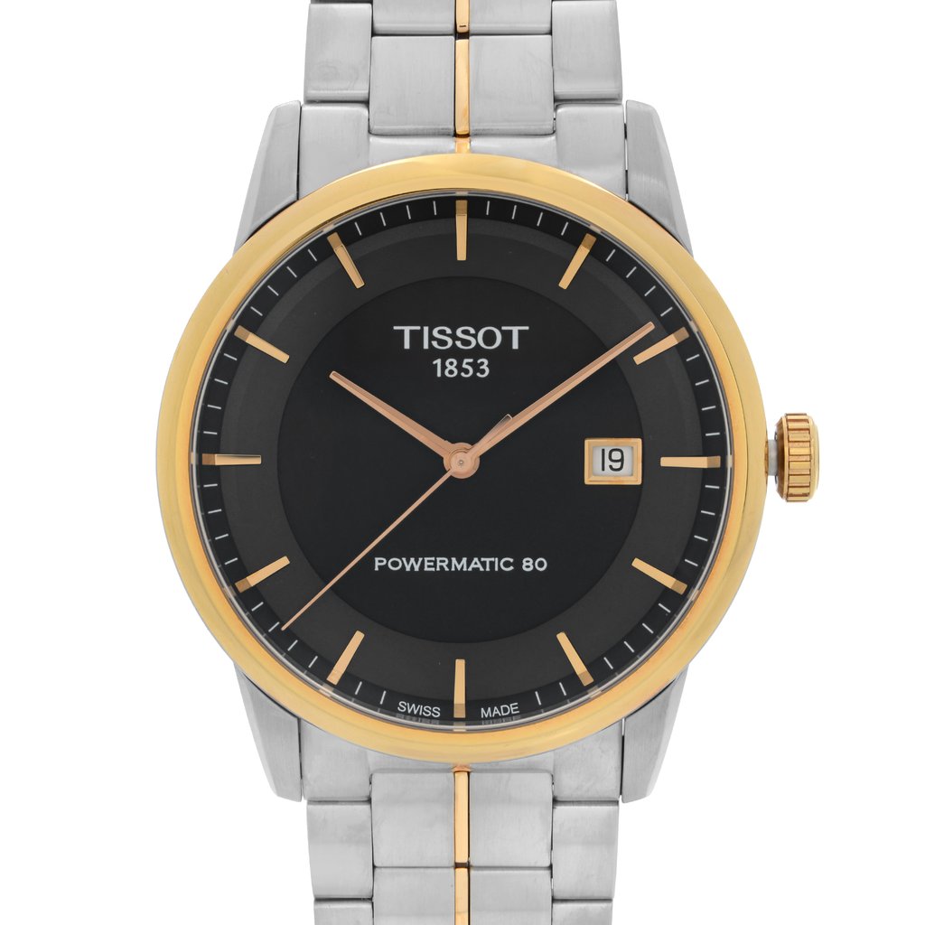 Up Close Front Facing Picture Of Tissot T086.407.22.051.00 Stainless Steel Watch New With Defects Condition