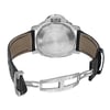 Back View Of Screwback Back Case And Open Leather Band Of Panerai PAM00104 Watch Pre Owned Condition