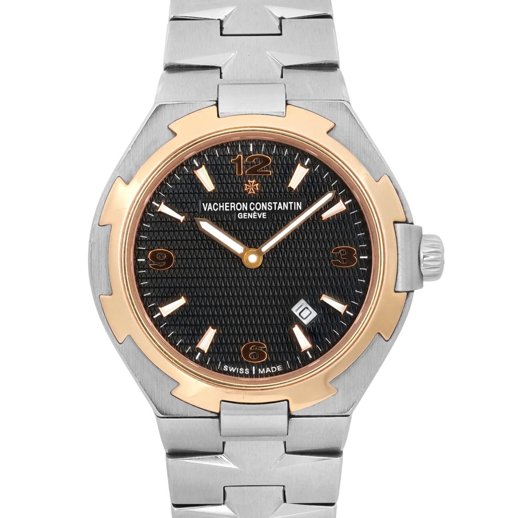 Up Close Front Facing Picture Of Vacheron Constantin 25250 Stainless Steel Watch Pre Owned Condition