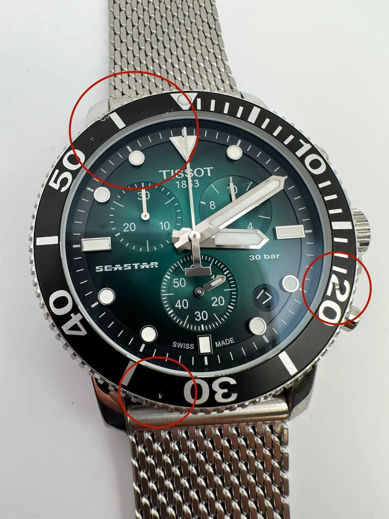 4th image of Tissot Tissot Seastar Wristwatch, NewWithDefects condition
