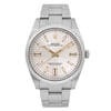 Front Full View Of Rolex 124300 Stainless Steel Watch Seller Refurbished Condition Excellent
