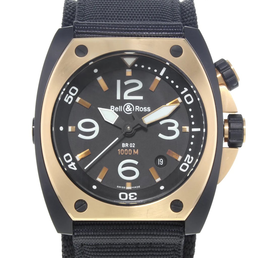 2nd image of Bell & Ross br02_pinkgold_ca Wristwatch, DisplayModel condition