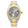 Front Full View Of Rolex 126333 Stainless Steel Watch Pre Owned Condition {Product Condition}