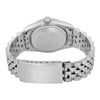 Back View Of Solid Back Case And Closed Stainless Steel Band Of Rolex 68274 Watch Pre Owned Condition