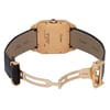 Back View Of Screwback Back Case And Open Leather Band Of Cartier W2006951 Watch Pre Owned Condition