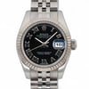 Up Close Front Facing Picture Of Rolex 179174 Stainless Steel Watch Pre Owned Condition