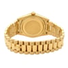 Back View Of {Caseback} Back Case And Closed Gold Band Of Rolex 118238 Watch Pre Owned Condition