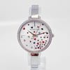 Up Close Front Facing Picture Of Michael Kors MK3976 Stainless Steel Watch New With Defects Condition