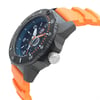 View Of Crown Facing Side Of Luminox XS.3603 carbon Watch Display Model Condition
