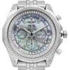 Up Close Front Facing Picture Of Breitling A44362 Stainless Steel Watch Pre Owned Condition