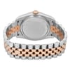 Back View Of Solid Back Case And Closed Stainless Steel,Rose Gold Band Of Rolex 116261 Watch Pre Owned Condition