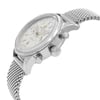 View Of Crown Facing Side Of Breitling A4131012/G757-171A Stainless Steel Watch Display Model Condition