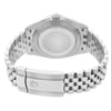 Back View Of Solid Back Case And Closed Stainless Steel Band Of Rolex 126334 Watch Pre Owned Condition