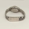 Back View Of Solid Back Case And Closed Stainless Steel Band Of Rolex 69174 Watch Pre Owned Condition
