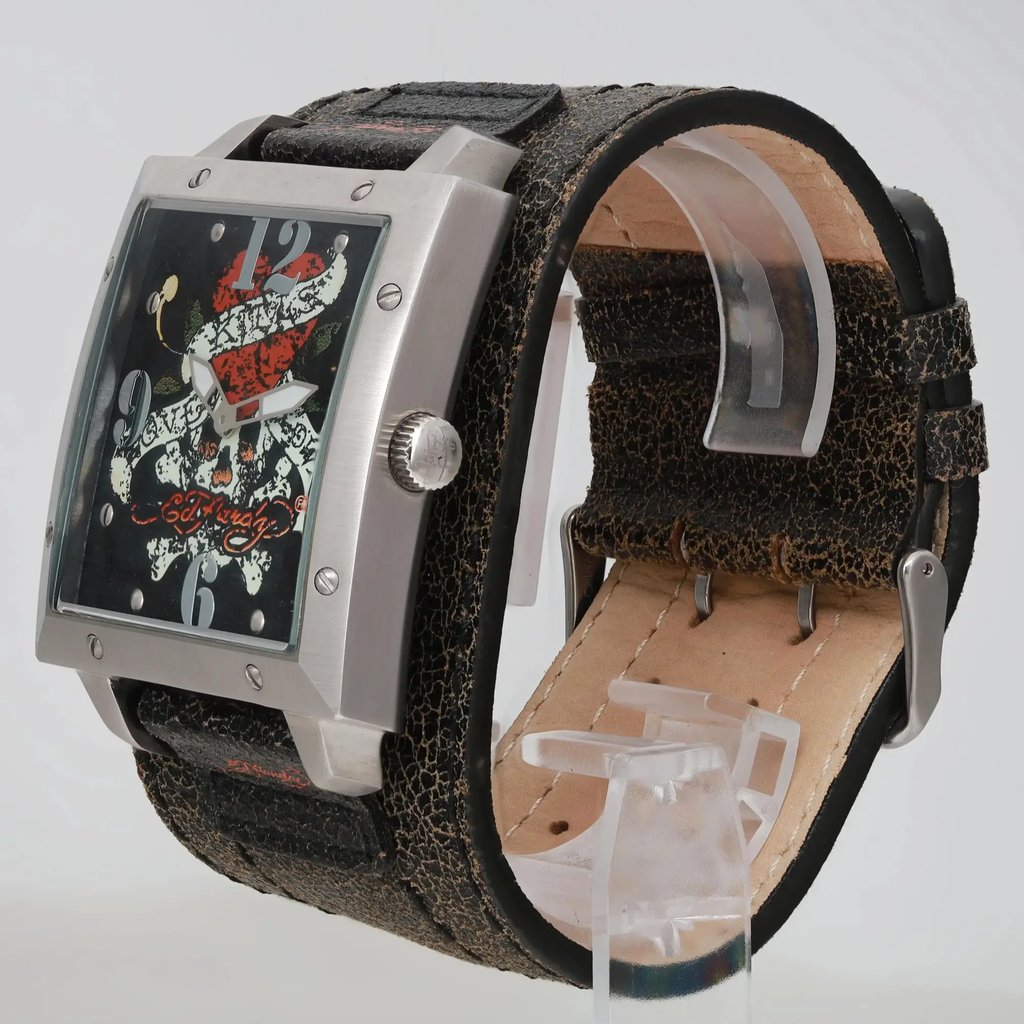 2nd image of Ed Hardy  Ed Hardy Tattoo Warrior Wristwatch, DisplayModel condition
