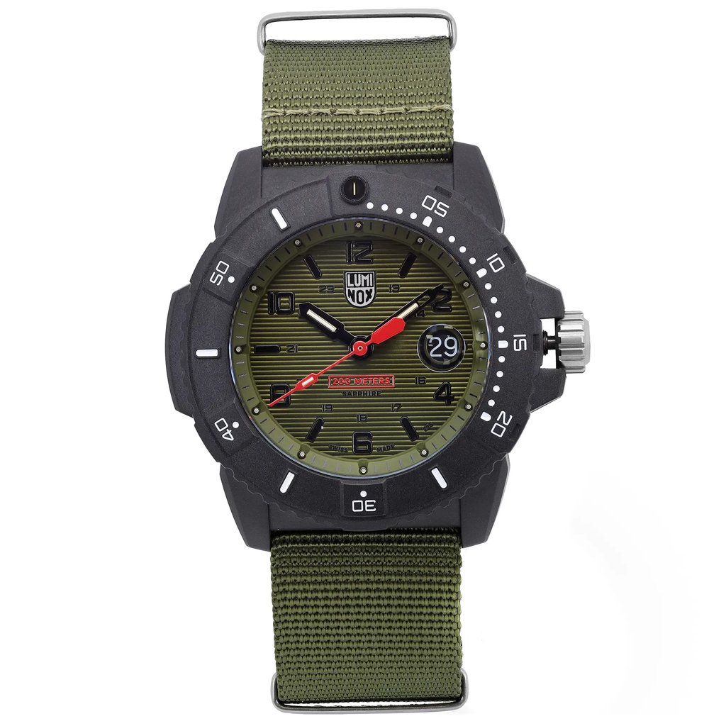 Front Full View Of Luminox XS.3617.SET Carbon Watch New Condition Excellent