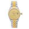Front Full View Of Rolex 16013 Stainless Steel Watch Pre Owned Condition Good