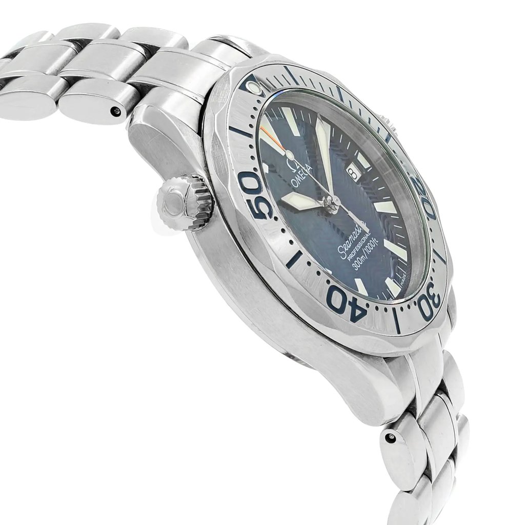 View Of Opposite Crown Facing Side Of OMEGA 2263.8 Stainless Steel Watch Pre Owned Condition
