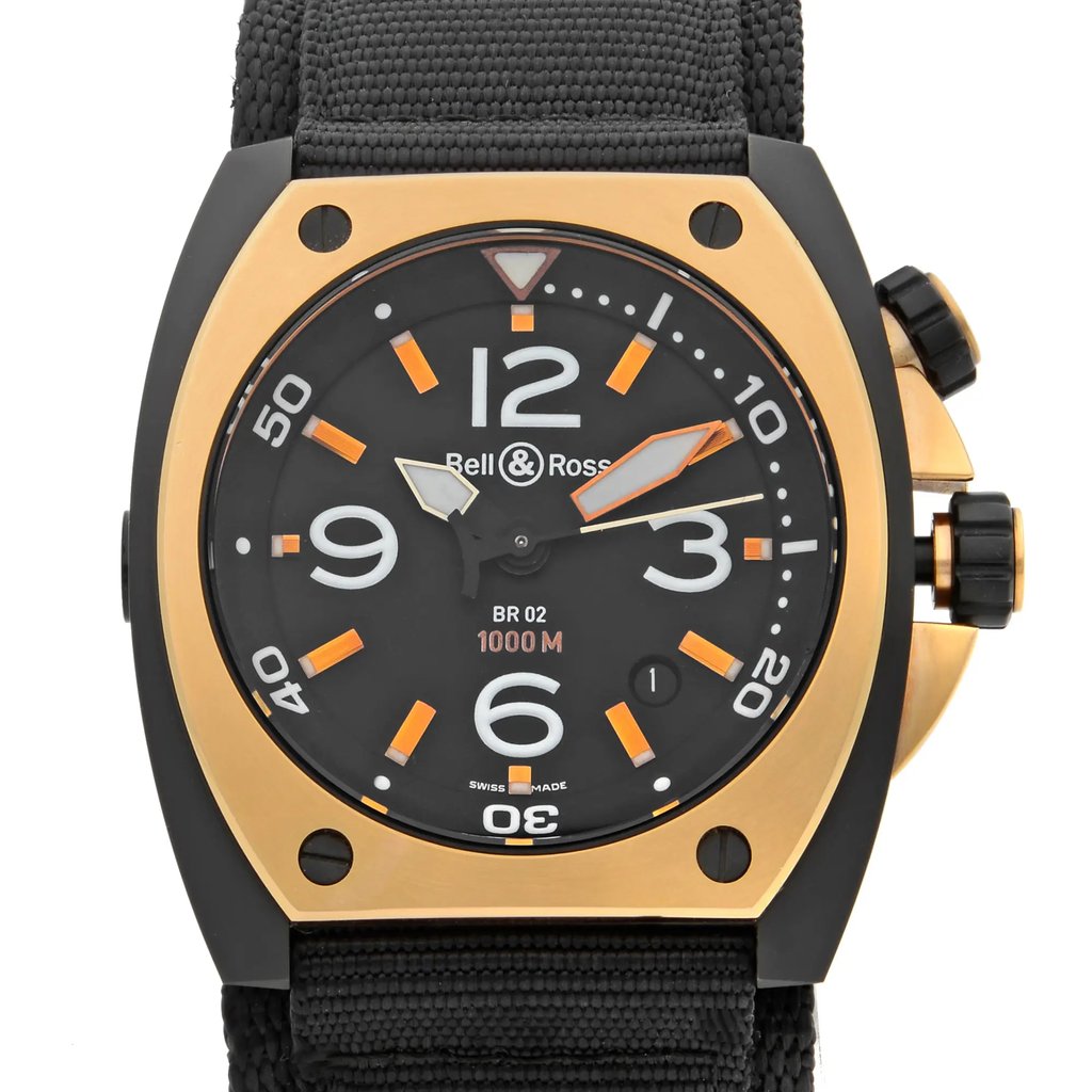 2nd image of Bell & Ross BR02‑PINKGOLD‑CA Wristwatch, PreOwned condition