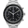 Up Close Front Facing Picture Of OMEGA 3510.50.00 Stainless Steel Watch Pre Owned Condition